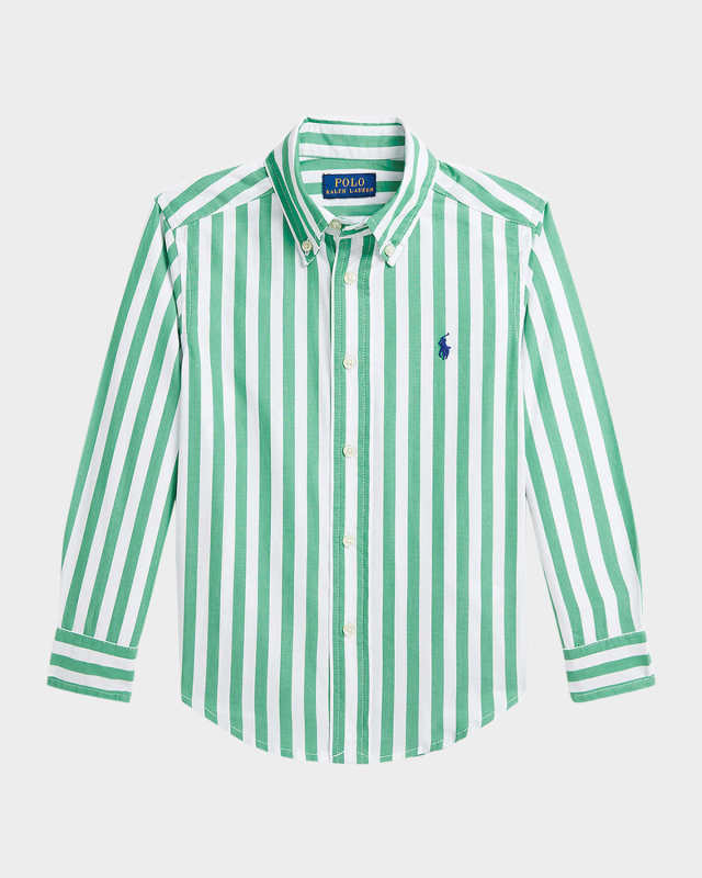 Boy's Striped Sport Shirt, Size 2-7